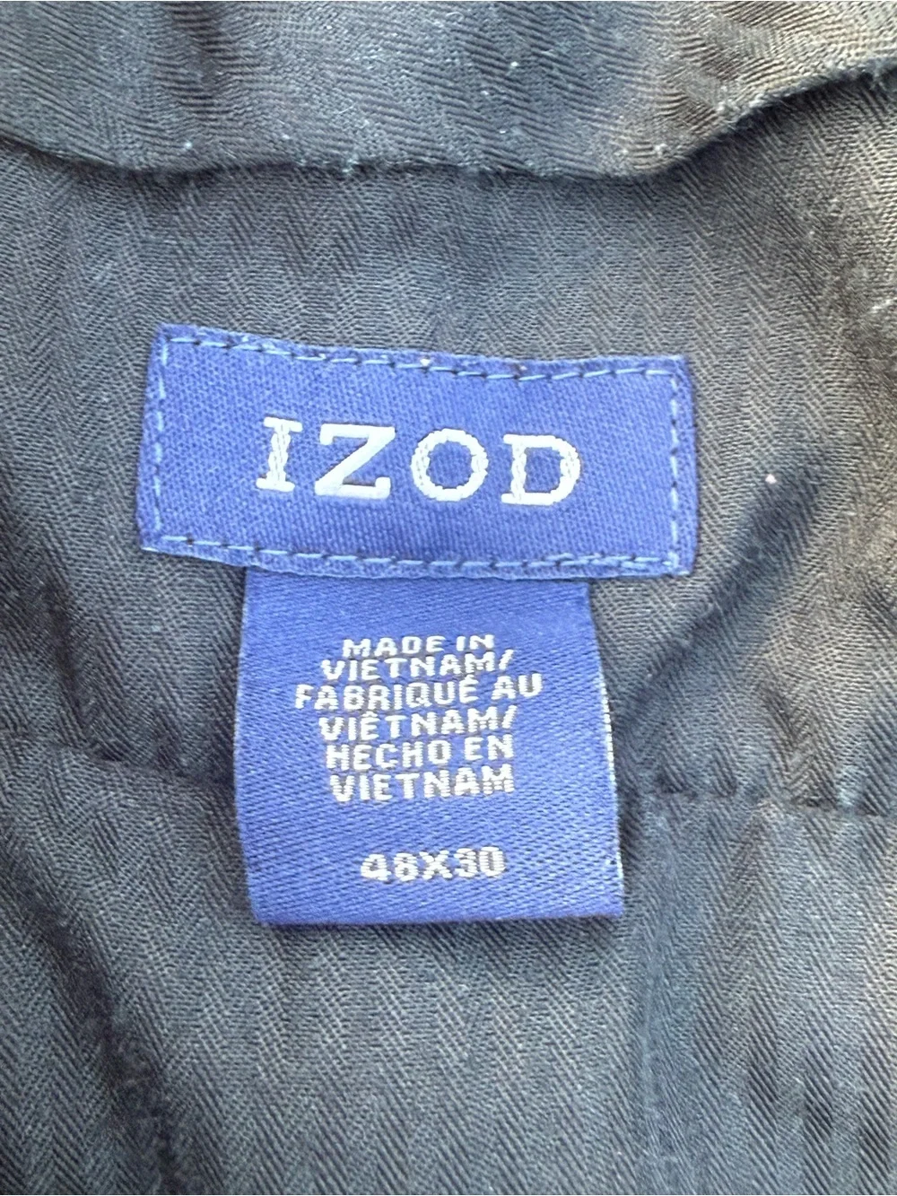 Izod Men's Khaki Pleated Front Chinos